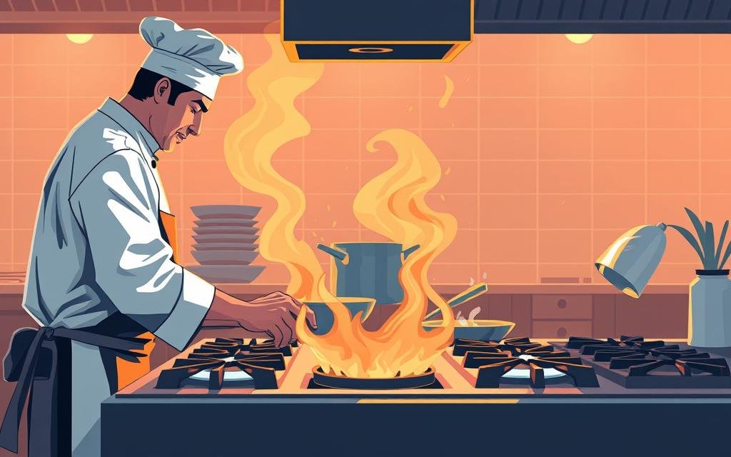 تنظيف شعلات الطباخ