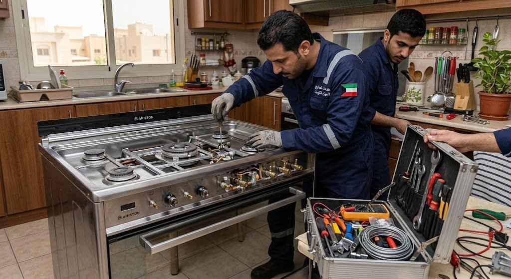 تصليح طباخات بالكويت | فني محترف لصيانة الغاز وتنظيف الأفران